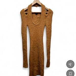h:ours Tan Knit Dress